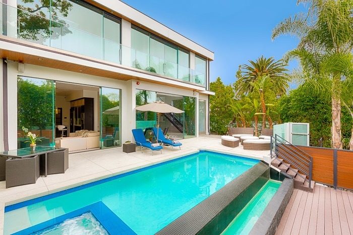 Sunset Strip Contemporary Villa in Hollywood Hills, California